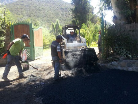 Camino Quebrada del agua, Farellones 
